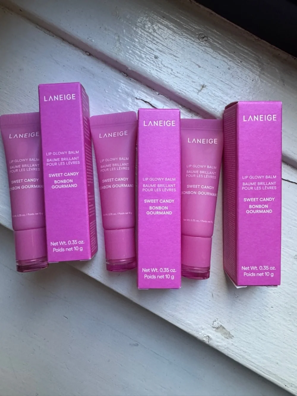 LANEIGE Sweet Candy Lip Glowy Balm - Set of 3